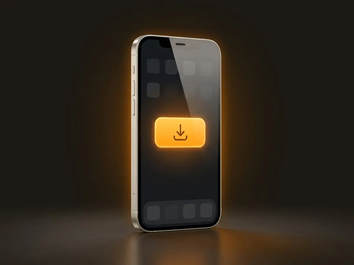 iPhone with an install button for the Kirabet app on iOS