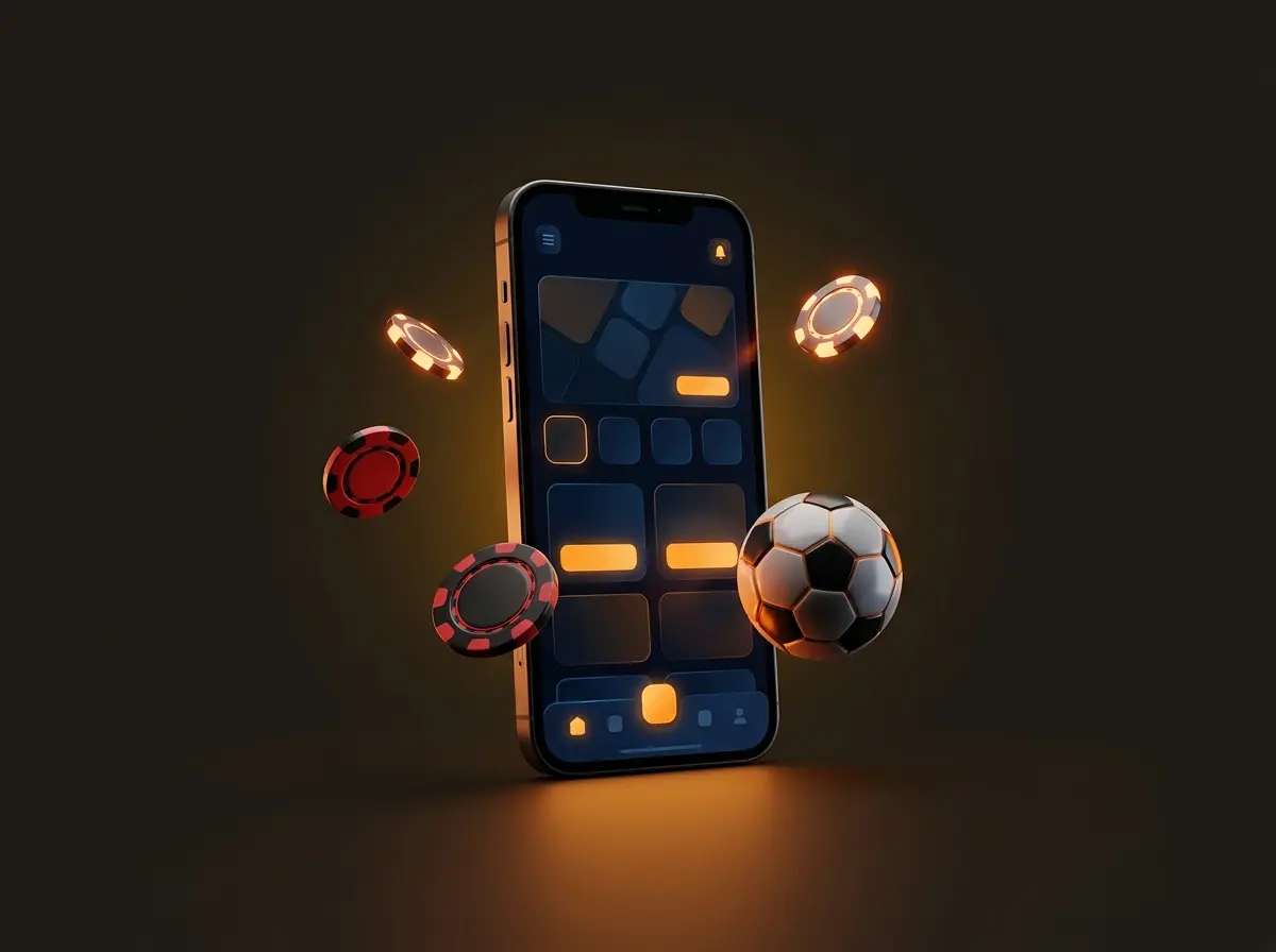 Smartphone with a generic app screen for the Kirabet app