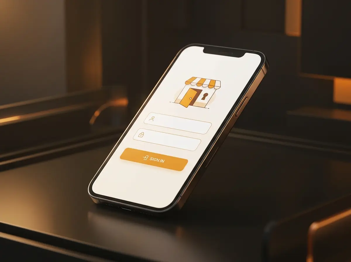 Smartphone showing a sign-in screen for the Kirabet app login