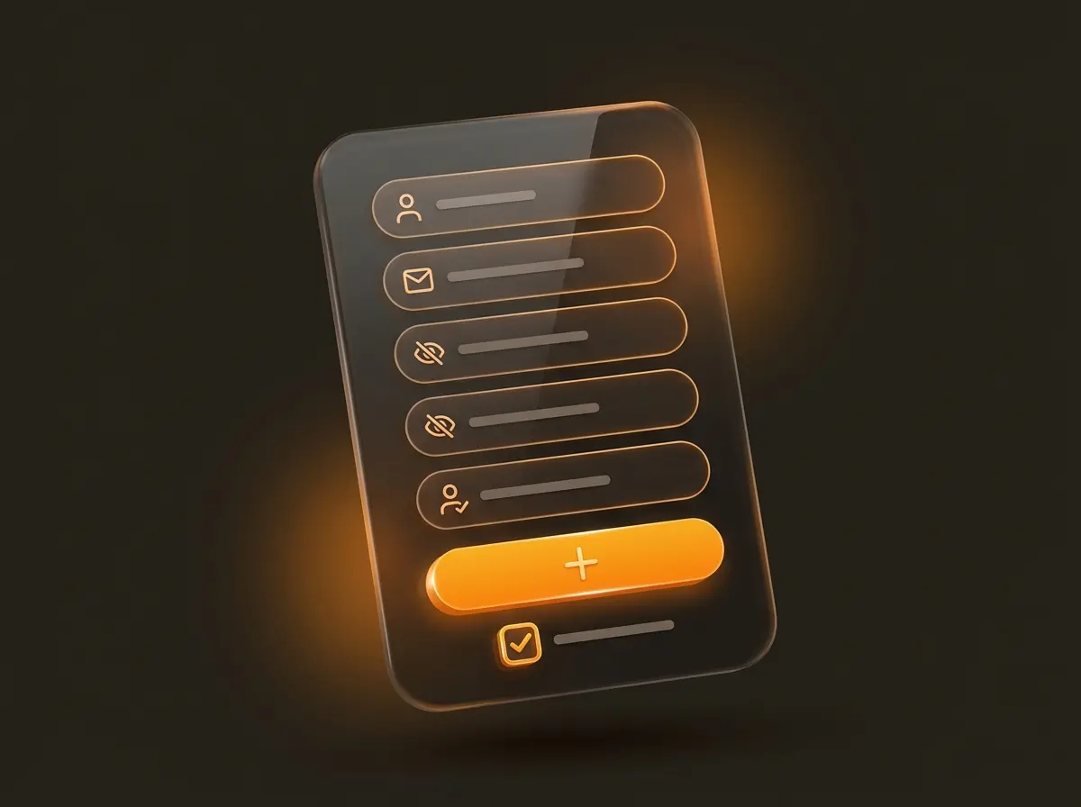 Kirabet registration form mockup with empty fields and a register button